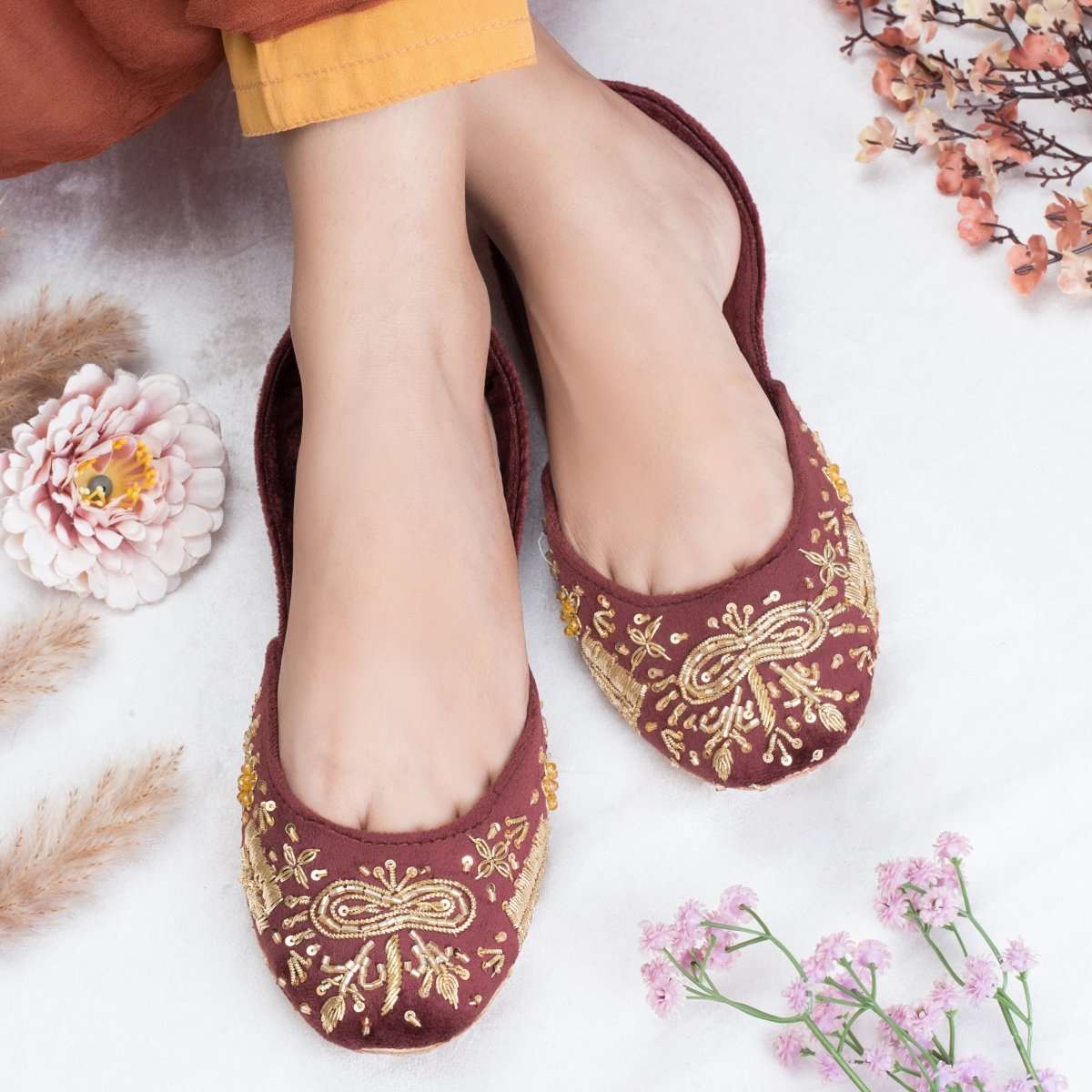 Zuruj Khussa Collection'2025-zun-239-BROWN