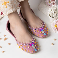 Zuruj Khussa Collection'2025-zun-272-Baby Pink