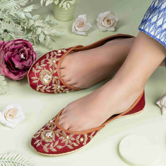 Zuruj Khussa Collection'2025-zun-278-Maroon