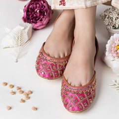 Zuruj Khussa Collection'2025-zun-35-Pink