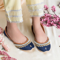Zuruj Khussa Collection'2025-Zun-4-Navy Blue
